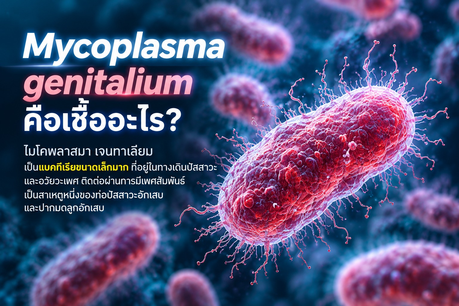 Mycoplasma genitalium คือเชื้ออะไร ตรวจเมื่อไร